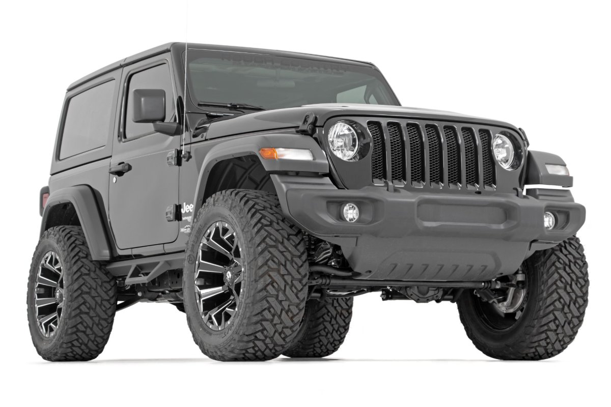 Jeep Wrangler Suspension Lift Kit - Rough Country - 2.5 Inch Lift Kit | Coils | N3 - '24-'25